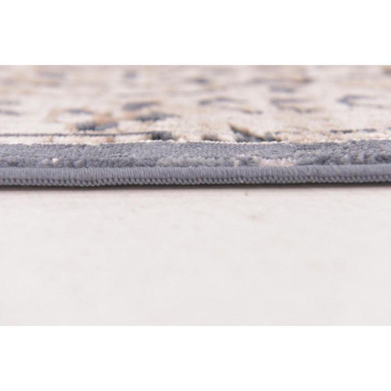 Unique Loom Chateau Collection Area Rug - Roosevelt (9'  x 12' 2" Rectangle Dark Blue/Beige)