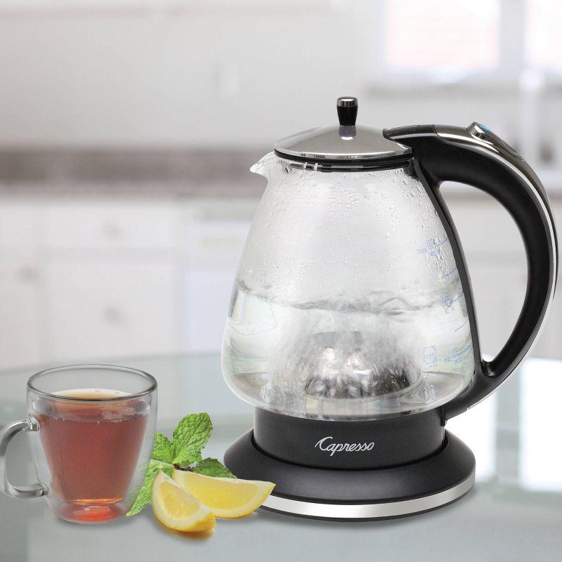 Capresso H2O Glass Electric Tea Kettle