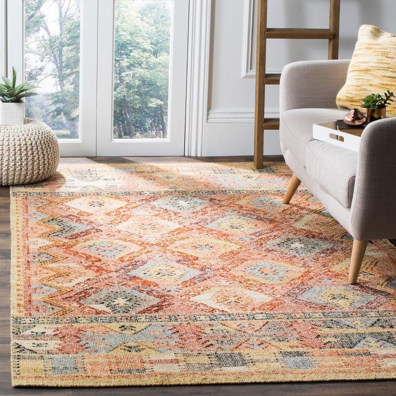 Canyon CNY115 Woven Indoor Area Rug - Red/Multi - 5'x8' - Safavieh