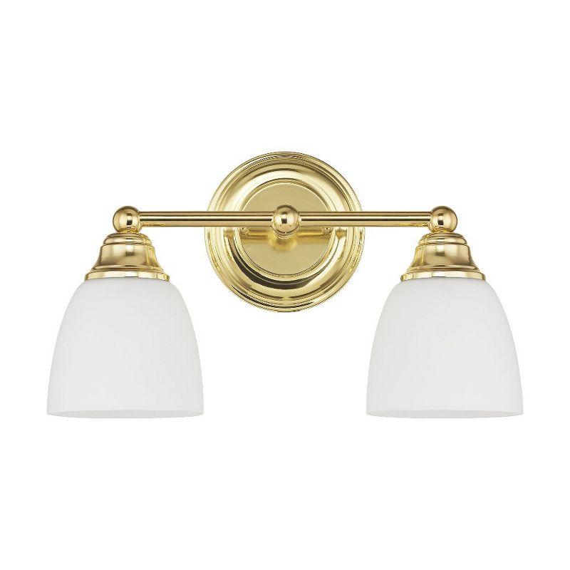 Livex Lighting Somerville 2 - Light Vanity in  Polished Brass