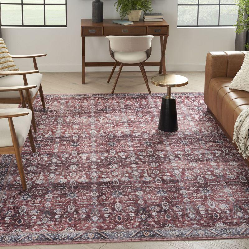 Nourison Washable Brilliance Bordered Vintage Indoor Rug