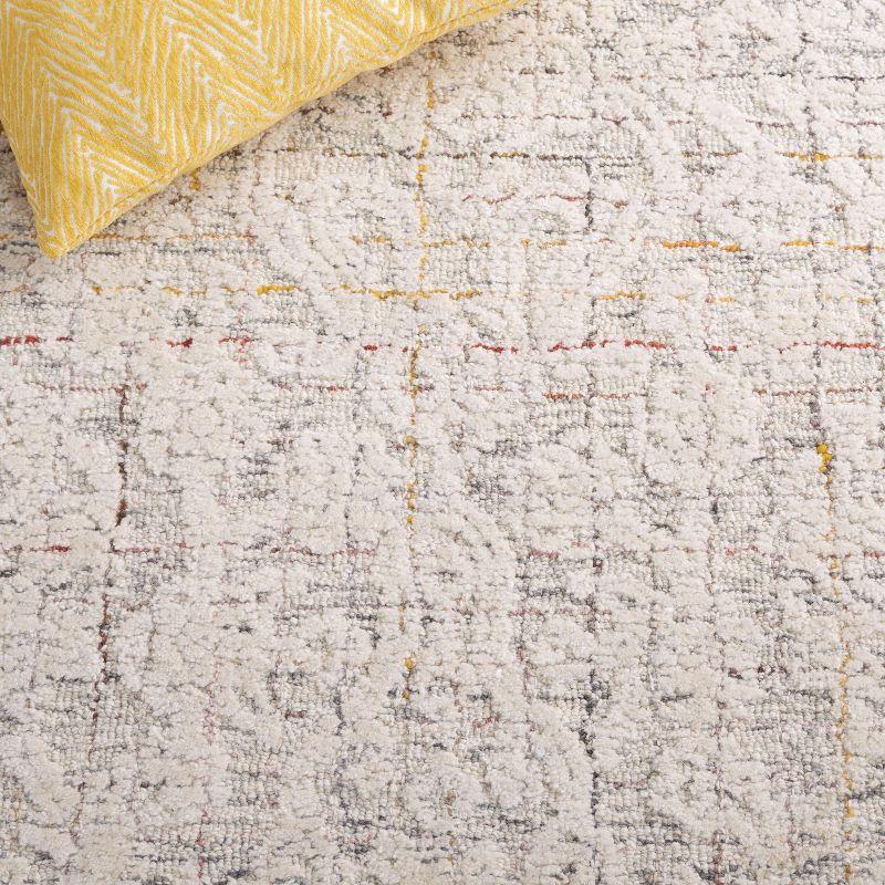 Metro MET879 Hand Tufted Indoor Accent Rug - Grey/Ivory - 3'x5' - Safavieh