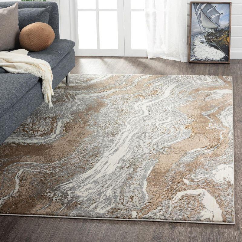 Luxe Weavers Marble Abstract Area Rug