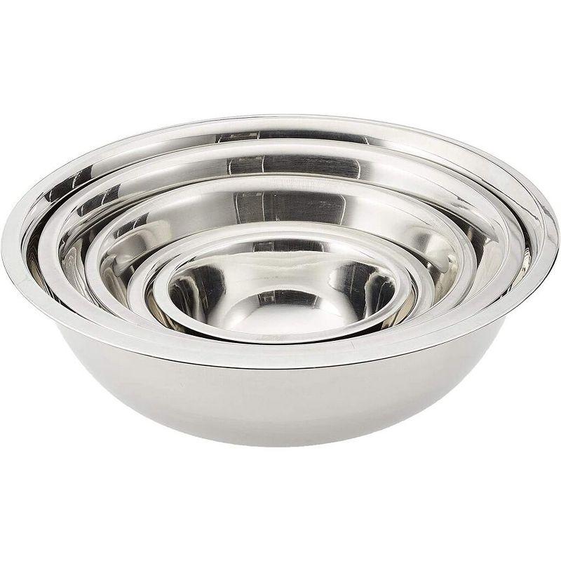 COOKPRO 717 5PC STAINLESS STEEL MIXING BOWL SET VERY DURABLE