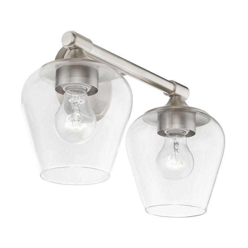 Livex Lighting Willow 2 - Light Vanity in  Brushed Nickel