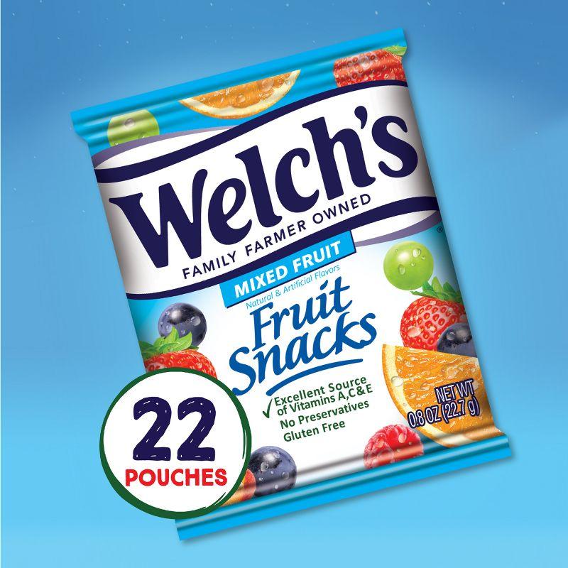WELCH'S Fruit Snacks Mixed Fruit - 17.6oz/22ct