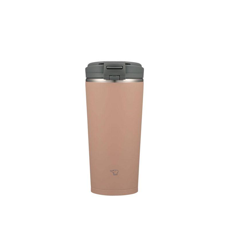 Zojirushi 11oz Stainless Steel Tumbler SX-KA30CM - Cinnamon Beige: Vacuum-Insulated Travel Mug for Hot & Cold Drinks