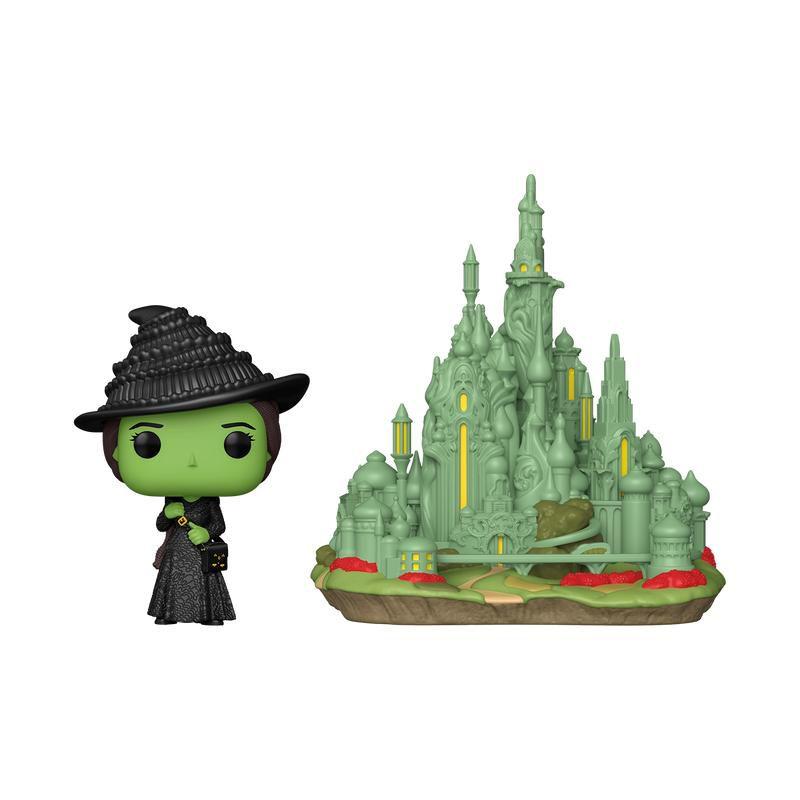 Funko POP! Town Wicked Elphaba with The Emerald City Figure #44!