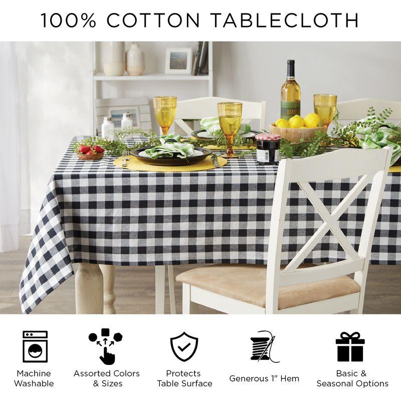 Design Imports  Stripe Tablecloth, Warm Stripe, 60X84"