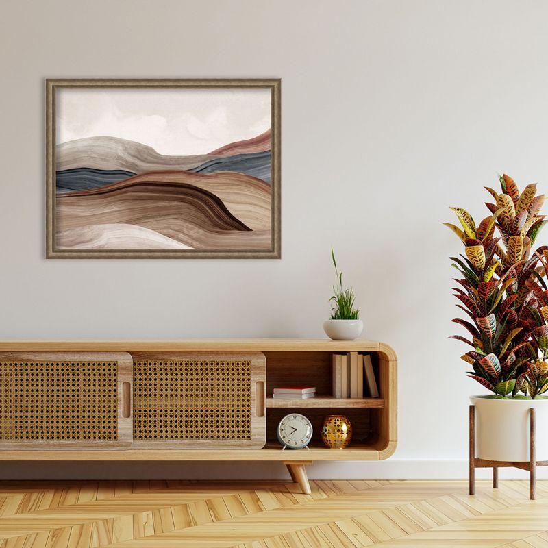 Amanti Art Silent Grand Canyon by Luna Mavis Wood Framed Wall Art Print 43 in. x 33 in.