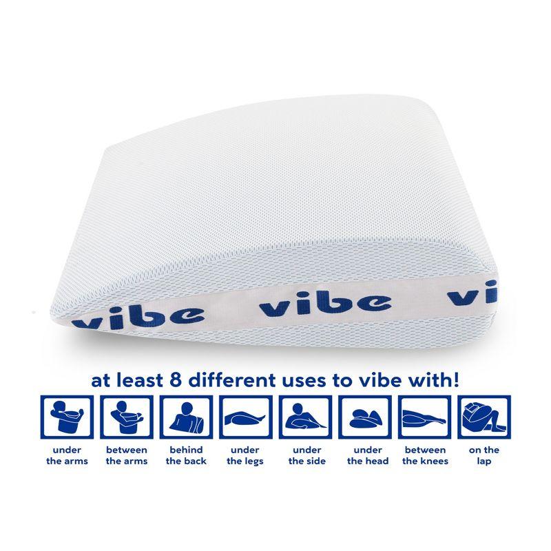 Vibe Smart Edge Multi-Position Gel-Infused Memory Foam Pillow