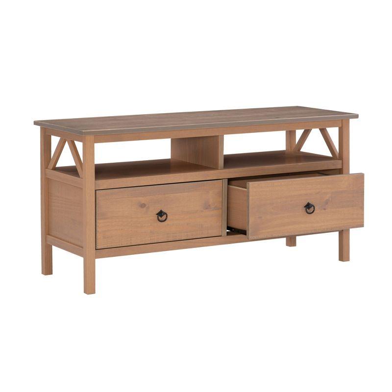 Titian Rustic TV Stand for TVs up to 40" - Linon