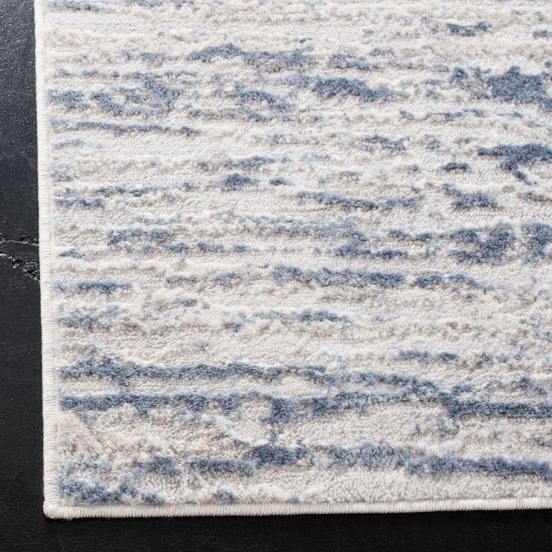 Amelia ALA768 Power Loomed Area Rug - Ivory/Blue - 4'x6' - Safavieh.