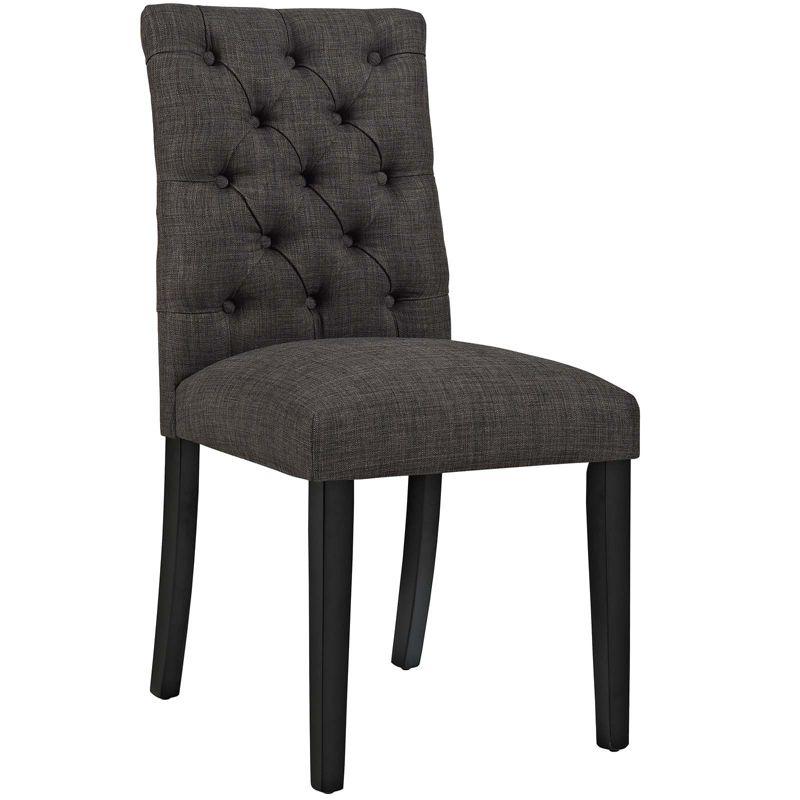 Modway Duchess Button Tufted Vegan Leather Dining Chair