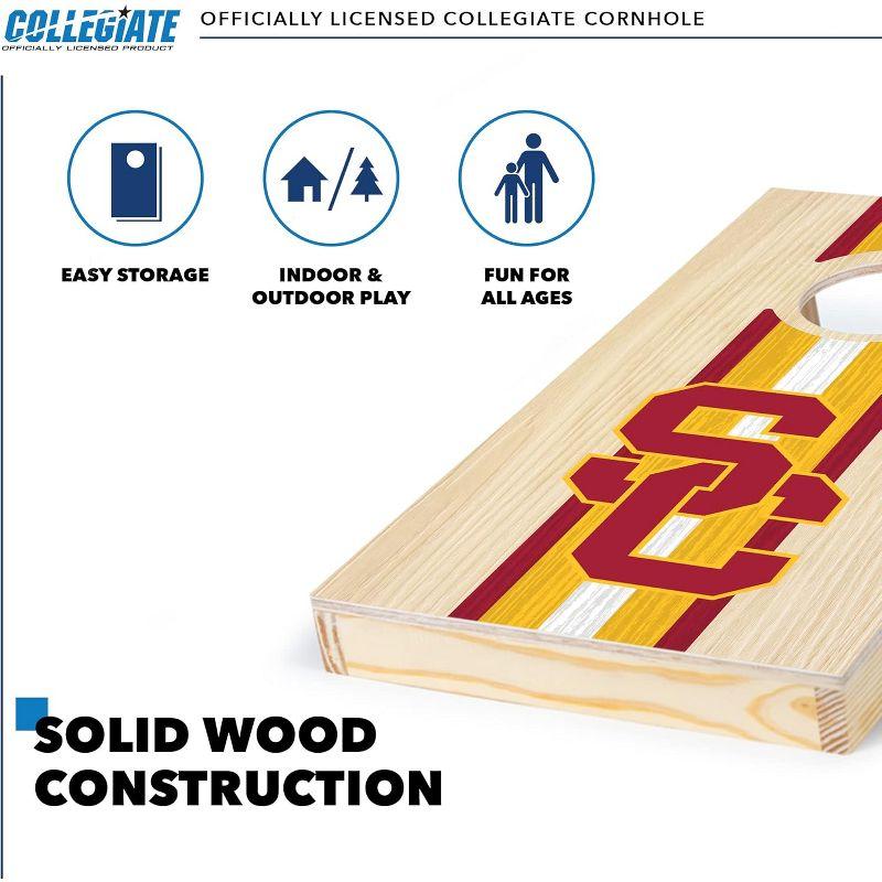 NCAA USC Trojans 1'x2' Wood Cornhole Set