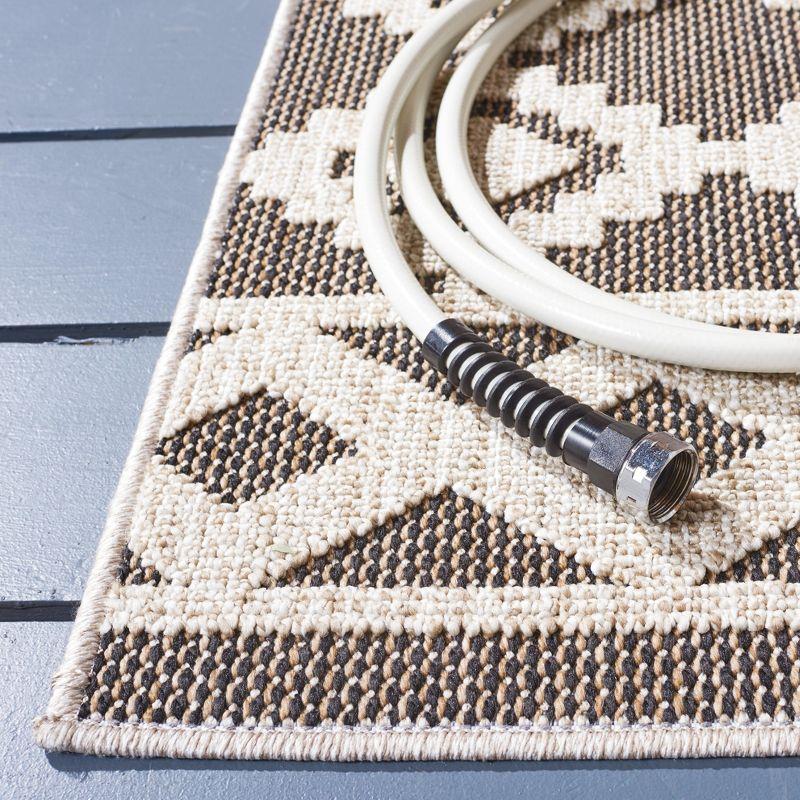 Boho Chic Global 9' x 12' Indoor/Outdoor Neutral Area Rug