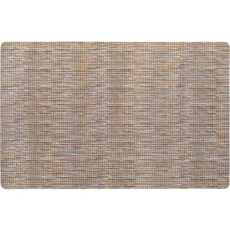 SoHome Smooth Step Houndstooth Machine Washable Low Profile Stain Resistant Non-Slip Versatile Utility Kitchen Mat