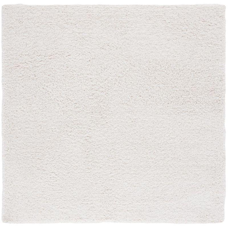 Classic Shag Ultra SG240 Hand Tufted Indoor Area Rug - White - 9'x9' - Safavieh