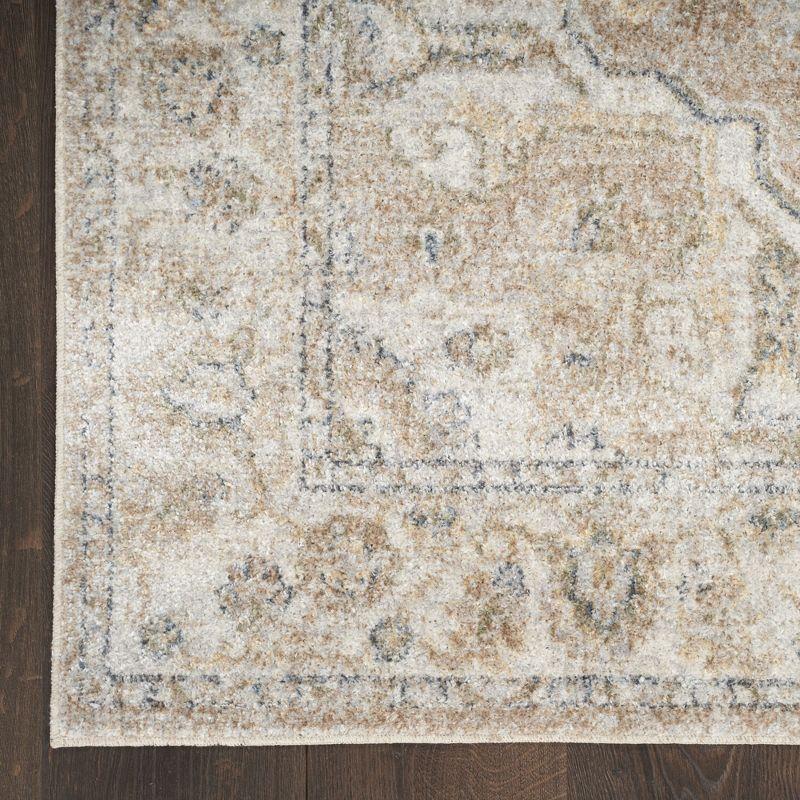 Nourison Washable Astra Vintage Medallion Indoor Flatweave Area Rug