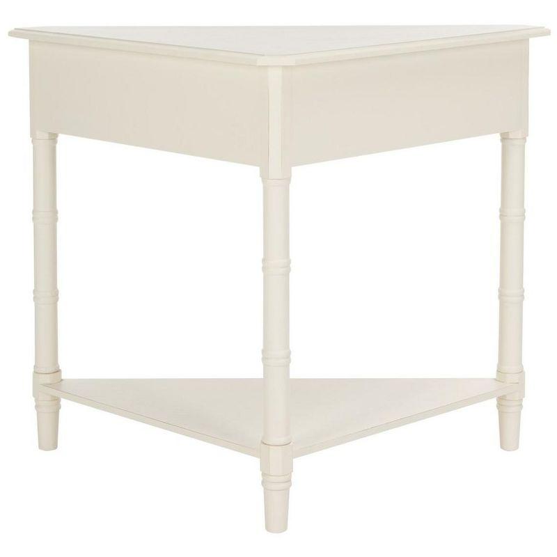 Gomez Corner Table - AMH5709C - Off-White - Safavieh Couture