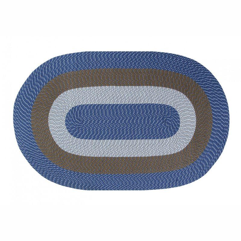 Country Stripe Collection 100% Polypropylene Reversible Indoor Area Utility Rug - Better Trends