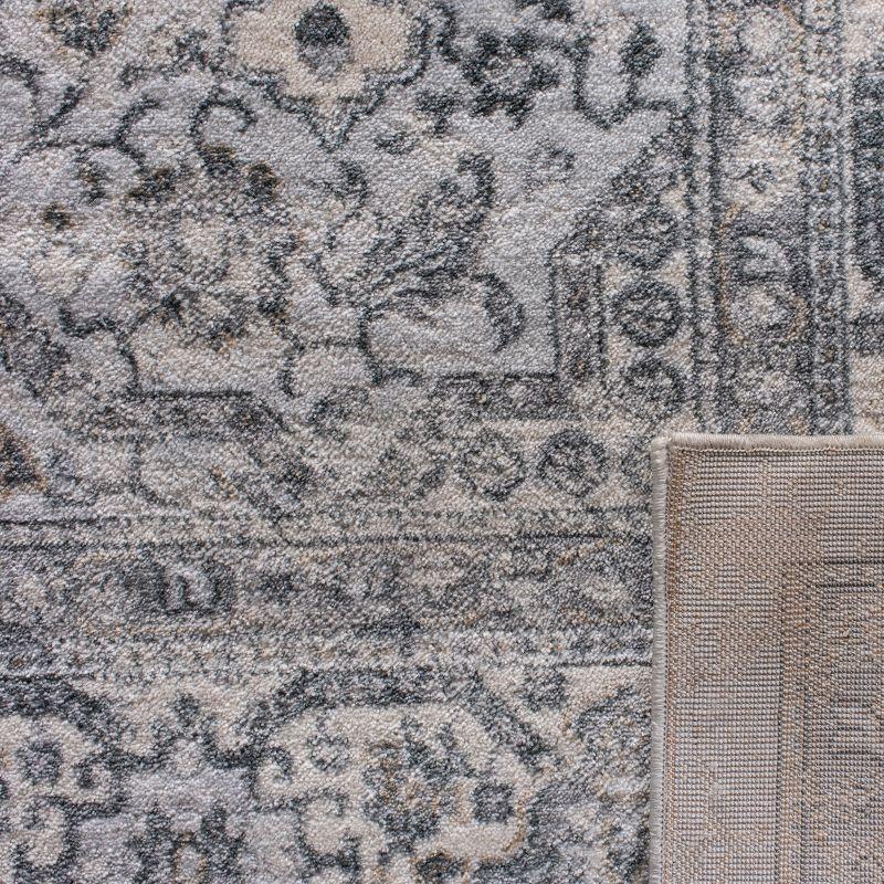 Isabella ISA916 Power Loomed Area Rug - Dark Grey/Cream - 9'x12' - Safavieh