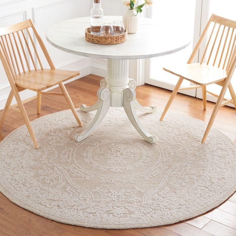 Abstract ABT357 Hand Tufted Area Rug - Ivory/Beige - 3'x5' - Safavieh.
