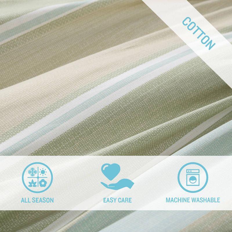 Tommy Bahama Home Tommy Bahama Serenity Green Cotton Reversible 5 Piece Comforter Set
