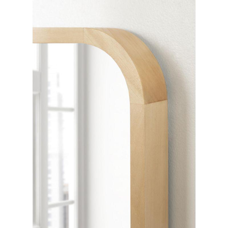 Kate and Laurel Hutton Wood Rectangle Mirror, 20x30, Natural