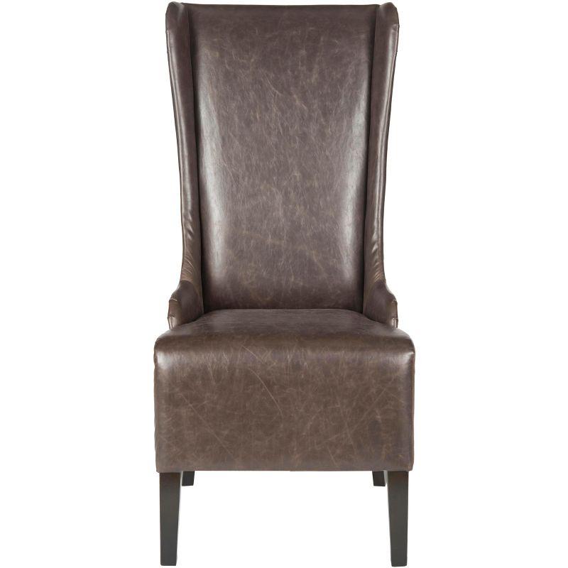 Bacall 20" H Dining Chair - MCR4501 - Antique Brown - Safavieh Couture