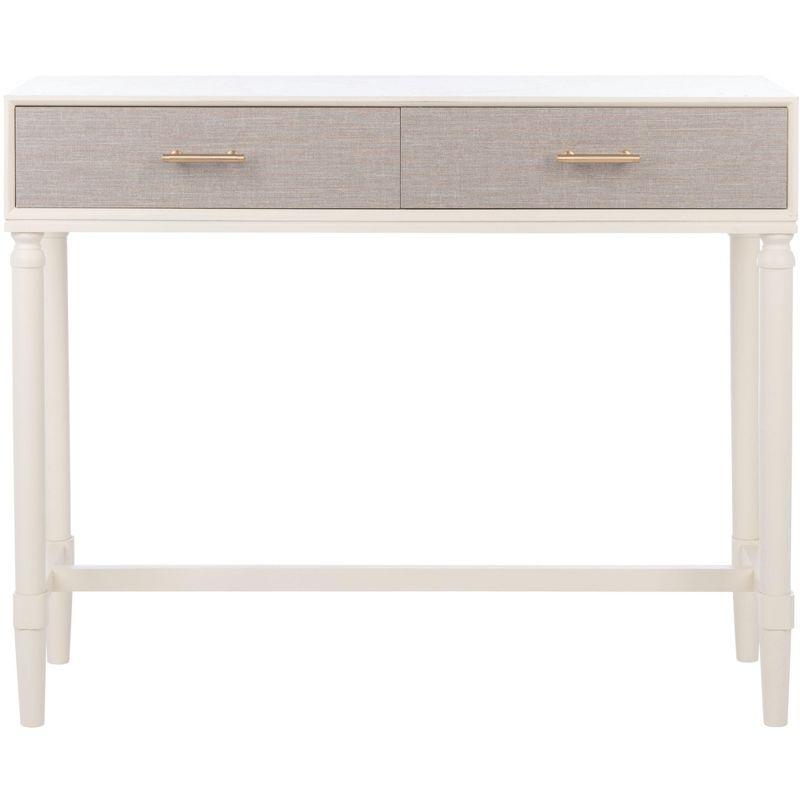 Estella 2 Drawer Console Table - CNS5731A - White - Safavieh