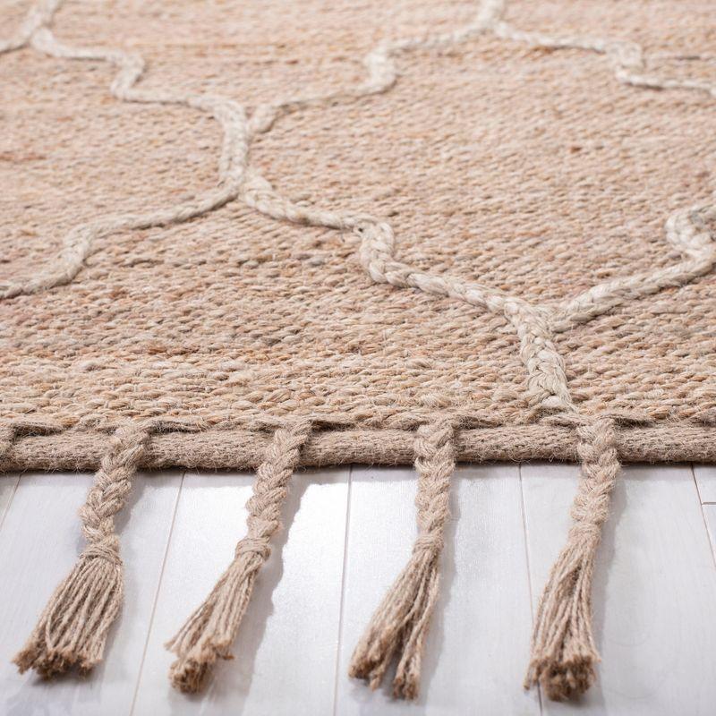 Eco-Friendly Handwoven Jute Rug - Natural 5' x 8'