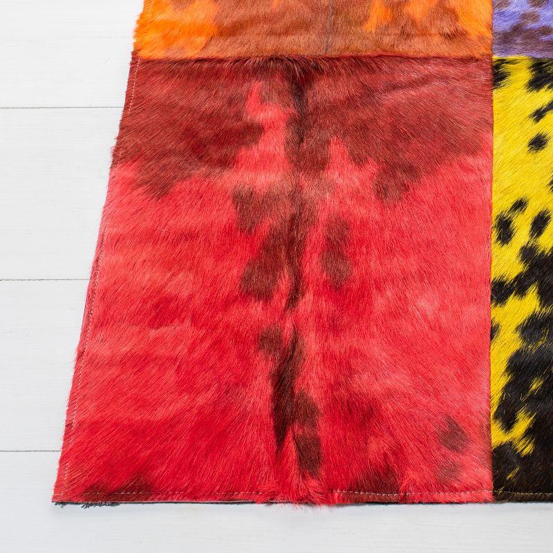 Studio Leather STL165 Hand Woven Area Rug - Black/Multi - 5'x8' - Safavieh.