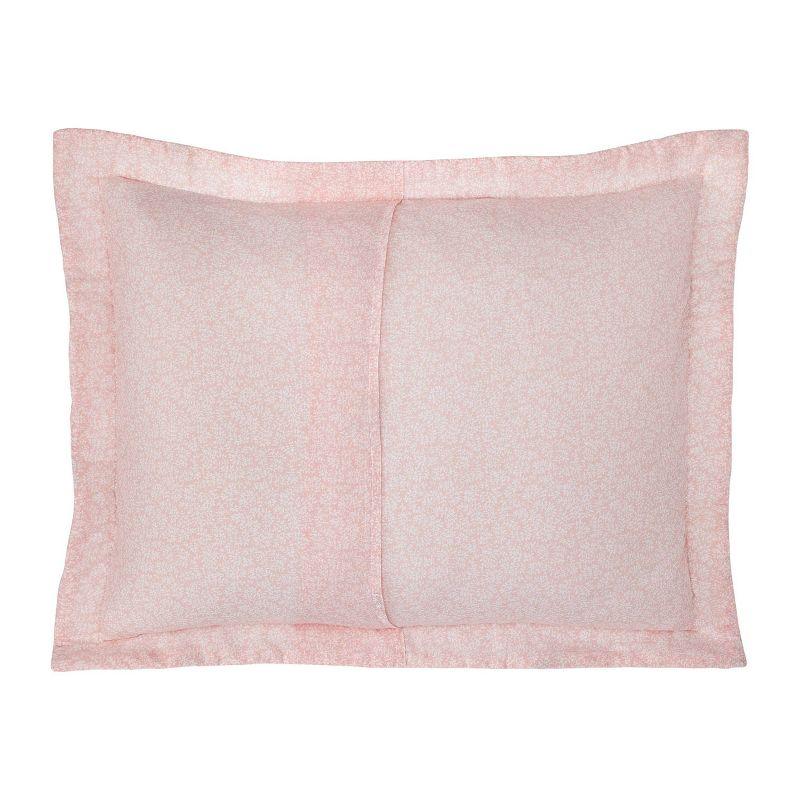 Laura Ashley Honeysuckle Cotton Reversible Pink Quilt Set