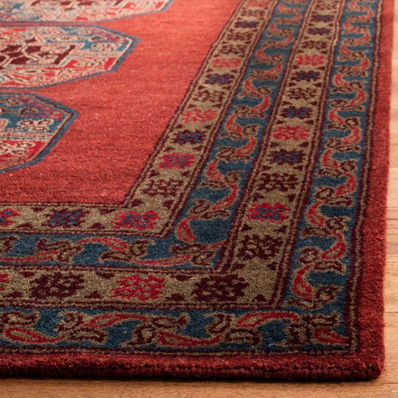 Heritage HG919 Hand Tufted Area Rug - Red - 5'x8' - Safavieh.