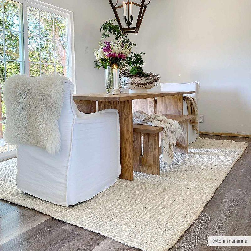 Hauteloom Rectangle Area Rug  Beige