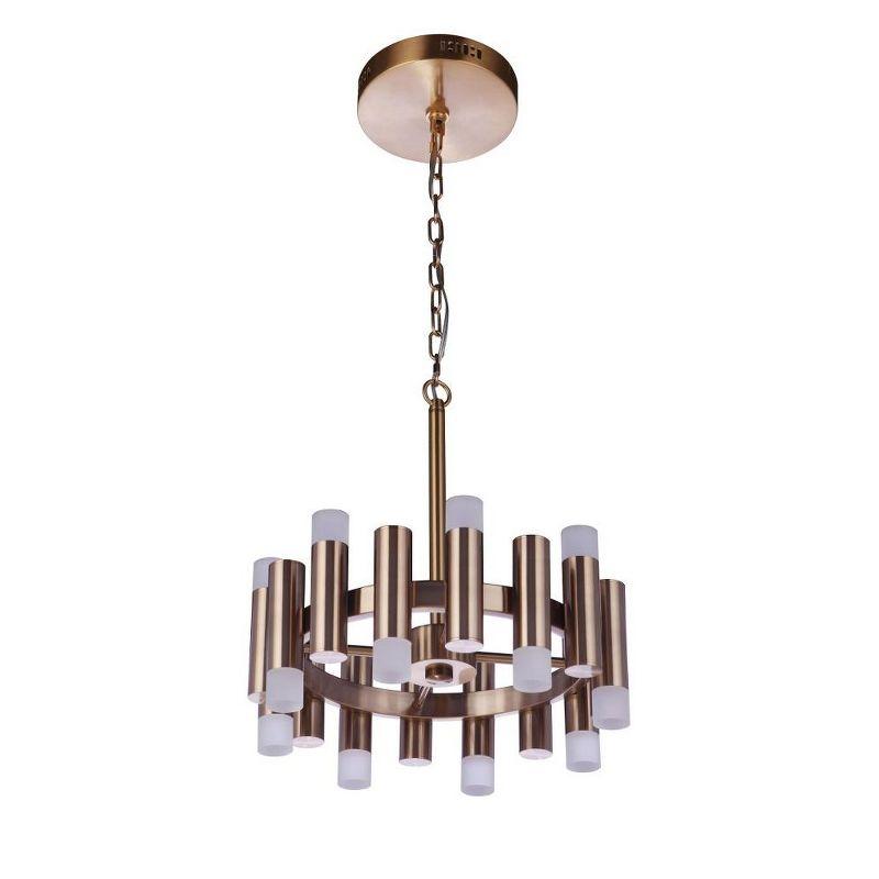 Craftmade Lighting Simple Lux 16 - Light Chandelier in  Satin Brass
