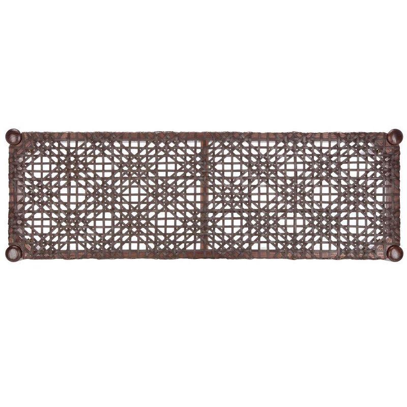 Kazbah 47" Genuine Leather Bench