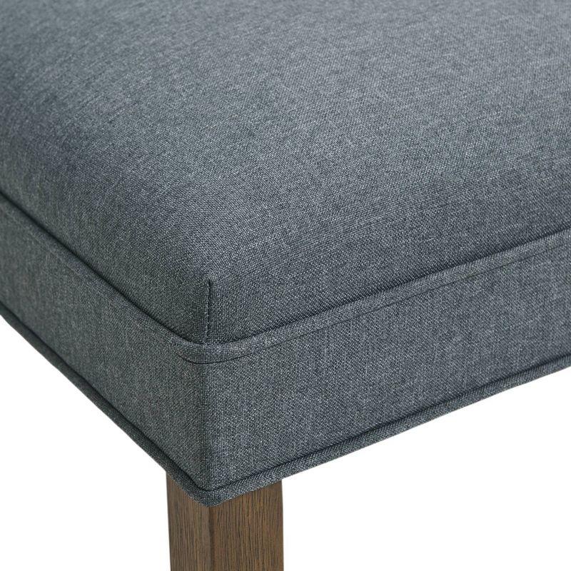 Set of 2 Gwyn Parsons Upholstered Armless Chairs Gray - Alaterre Furniture