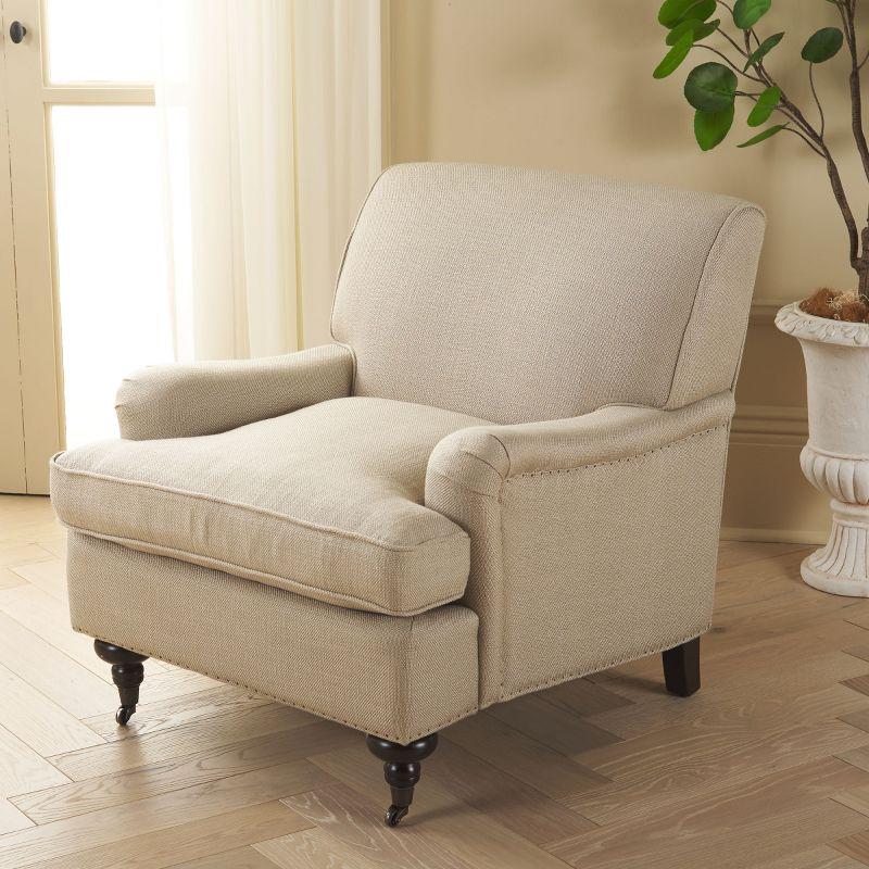 Chloe Club Chair - MCR4571 - Antique Gold - Safavieh