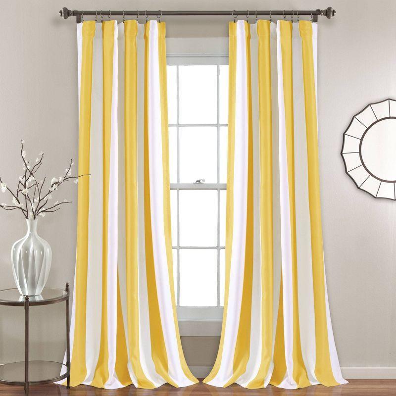 Wilbur Polyester Room Darkening Curtain Pair