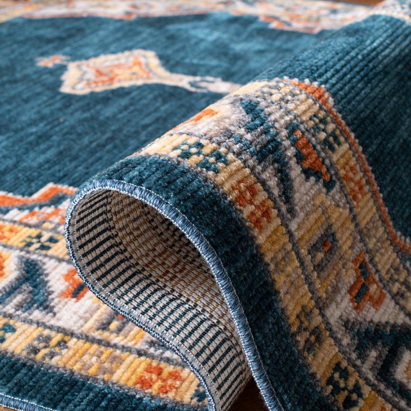 Farmhouse FMH830 Power Loomed Area Rug - Cream/Navy - 3' X 5' - Safavieh.