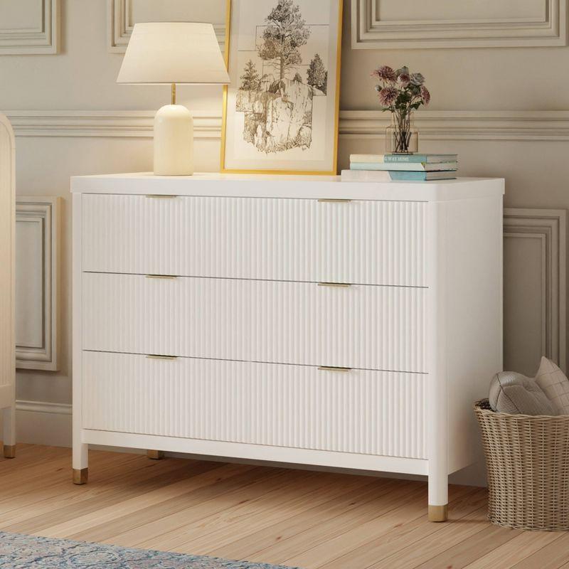 Brimsley Tambour 6 - Drawer Assembled Dresser