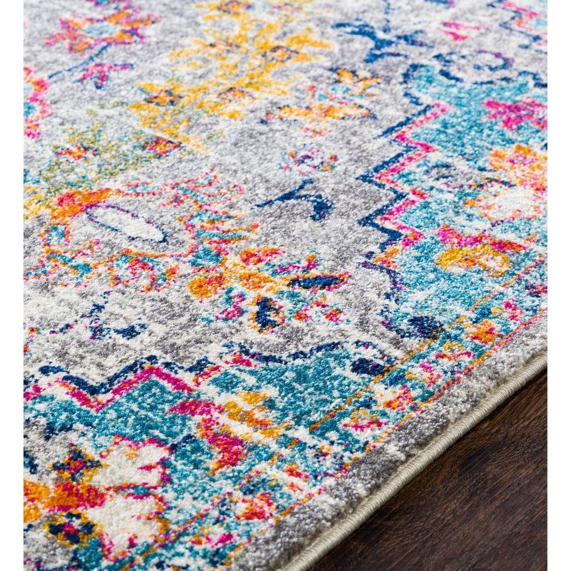 2'7"x7'3" Abby Traditional Rugs Gray - Artistic Weavers: Stain & Fade-Resistant Runner, Medium Pile, Polypropylene