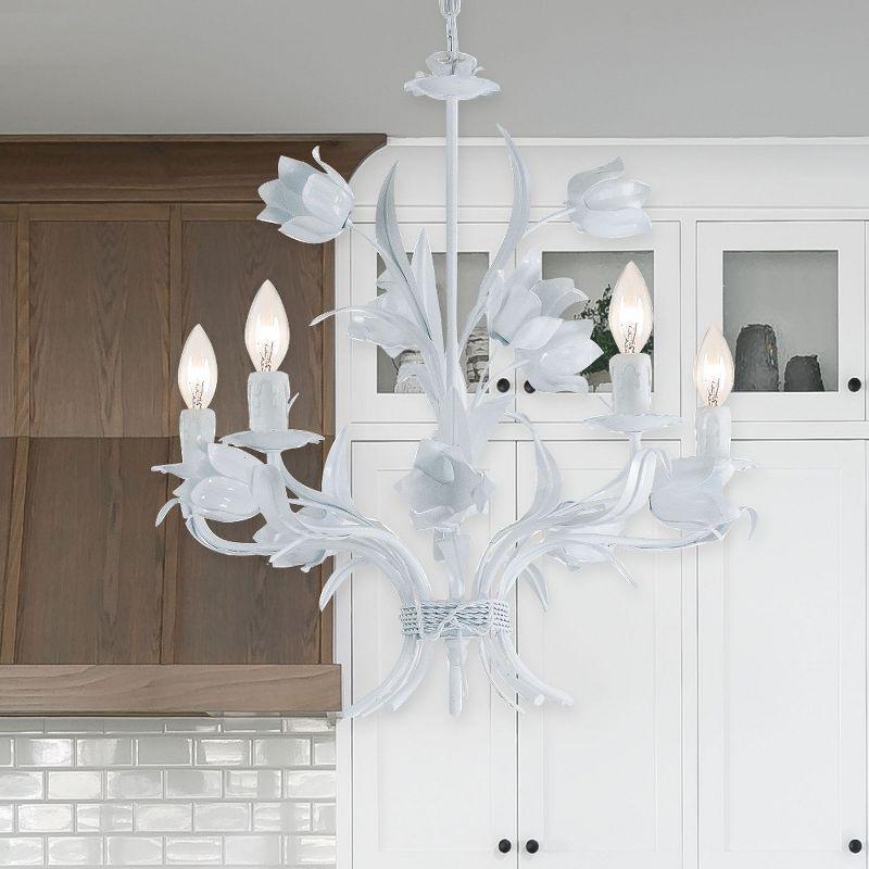 Crystorama Lighting Southport 5 - Light Chandelier in  Wet White