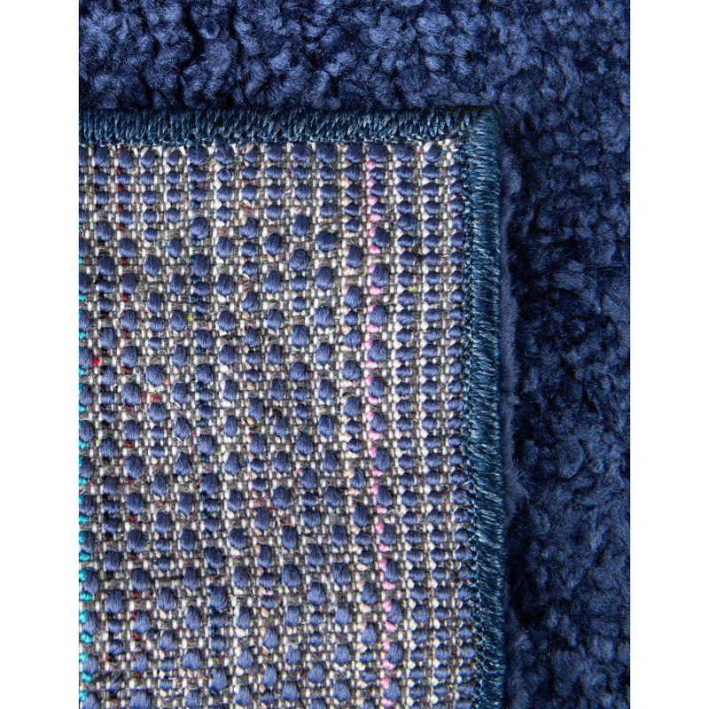 Unique Loom 10' 0 x 13' 0 Solo Calabasas Navy Blue Area Rug