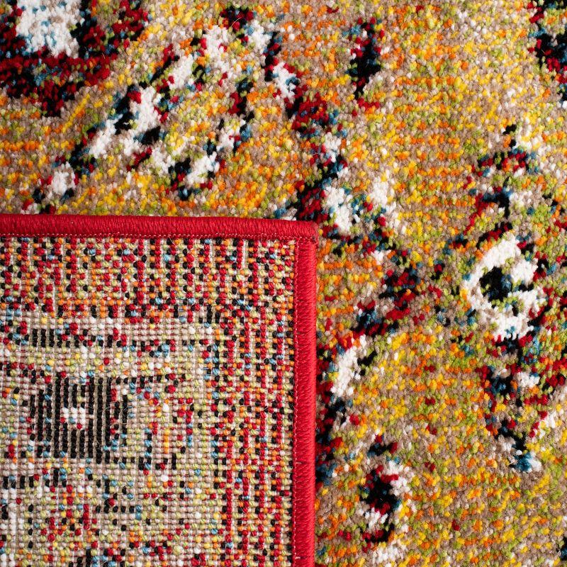 Vintage Hamadan VTH252 Power Loomed Area Rug - Rust/Gold - 5'3"x7'6" - Safavieh.