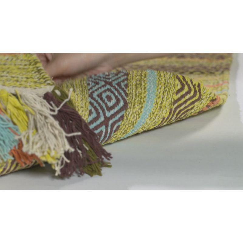 Montauk MTK901 Hand Woven Area Rug - Turquoise/Brown - 3'x5' - Safavieh.