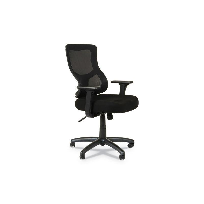 Alera Alera Elusion II Series Mesh Mid-Back Swivel/Tilt Chair, Adjustable Arms, Supports 275lb, 17.51" to 21.06" Seat Height, Black