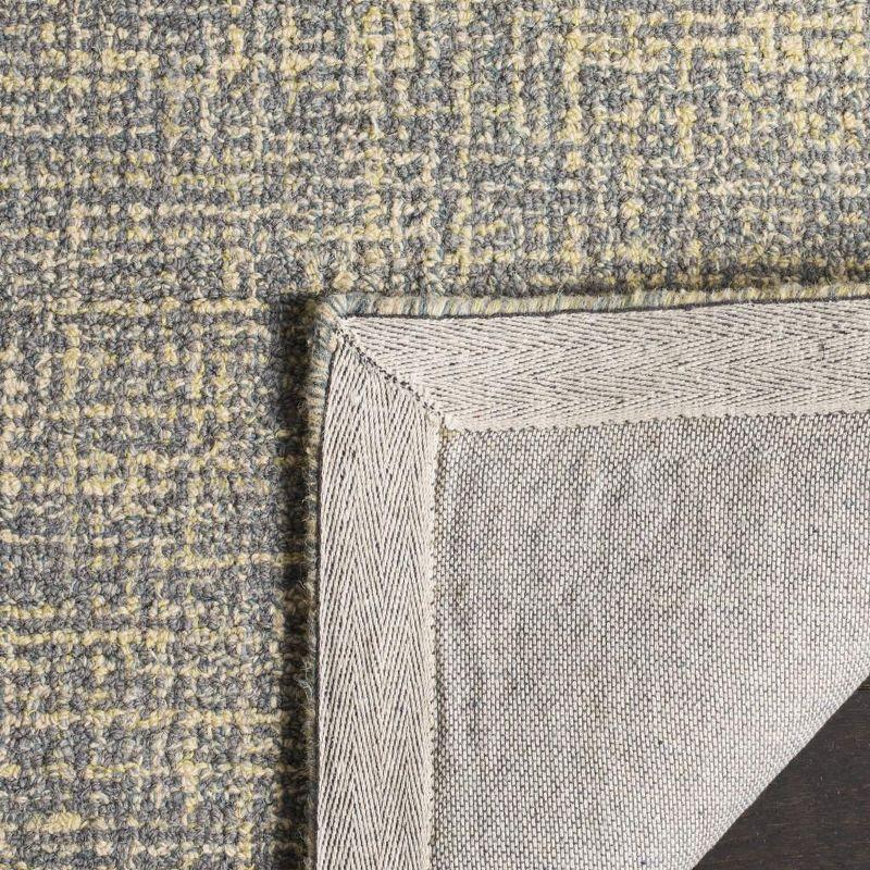 Abstract ABT220 Handmade Indoor Area Rug - Gold/Grey - 6'x6' - Safavieh